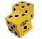 S&S Worldwide 5" Gator Skin Coated Foam Dice. Easy to Read, Soft and Durable 5" Square Dice have a Foam Core with a Tough Gator Skin Coating. Great for Math Games, Counting Activities & Dice Games.